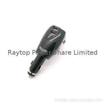 2 in 1 Universal USB Car Charger 5V 3.0A Low Temperature ,